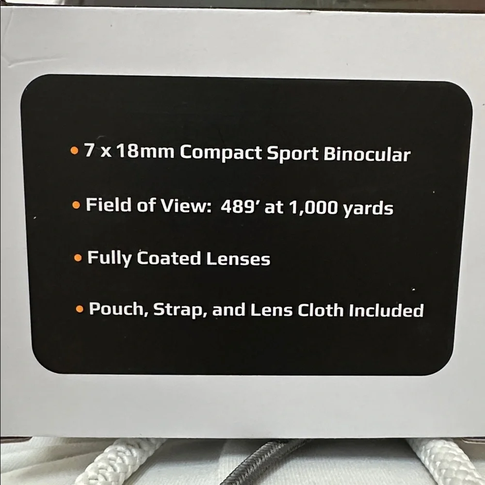Mini Scout 7x18mm Compact Sport Binoculars - Black and Gray